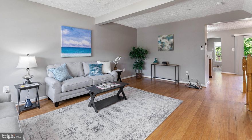 Welcome to 5300 Abbeywood Ct.  UPDATED from top to bottom. An end of group townhome in Eaton Square on a prime, private corner lot with large back yard that transitions to a NO NEW CONSTRUCTION wild-life preserve and Eton lake,  a shallow body of water which is great for ice skating during the winter months.  The home is fully renovated, featuring an open and inviting floor plan.  Crown molding throughout,  bamboo floors on the main level, a chef's kitchen with natural solid wood hickory cabinets, high-end granite countertops, new ELECTROLUX stove, and a large eat-in island.  An elegant dining room features a stately white marble gas fireplace, next to the walk-out and a maintenance-free Brazilian-walnut  (IPE ironwood) oversized wrap-around deck that's perfect for family gatherings and cookouts. The deck overlooks the private greenery of Eton Square lake.    The second floor features a large master suite with vaulted ceilings,  a custom black granite steam shower, and adjoining jacuzzi tub.  The master suite also has a  large walk-in California system closet . There are also two large bedrooms with great closets and an updated hall bathroom, featuring a hi-tech shower massage jet system, gorgeous vanity with easy close cabinetry drawers . The lower level was just remodeled: new wall to wall carpet,  updated full granite bathroom with hi-tech massage jet shower with an adjoining high capacity washer dryer/ granite topped laundry closet. An additional  bonus room is ready to go for use as a home office or 4th bedroom .You'll never run out of hot water with the Rinnai High-Efficiency tankless water heater. Live stress-free with the 2year old, high efficiency, HVAC system.  An amazing, luxury home with a green habitat adjoining your back yard. CONVENIENT is an understatement!  major highways, interstate  4-5 minutes away. Local shopping at White Marsh Avenue/ Mall and Golden Ring  1-2 miles away with great eateries and health spa/gyms, grocery stores, home centers, car repairs-  ALL, the same distance away.  MARC TRAIN to DC in an hour just 13 minutes away ( with free parking). Schools & Medical Center - a dream location with MedStar and Community College of Baltimore County just 3-4 minutes away.