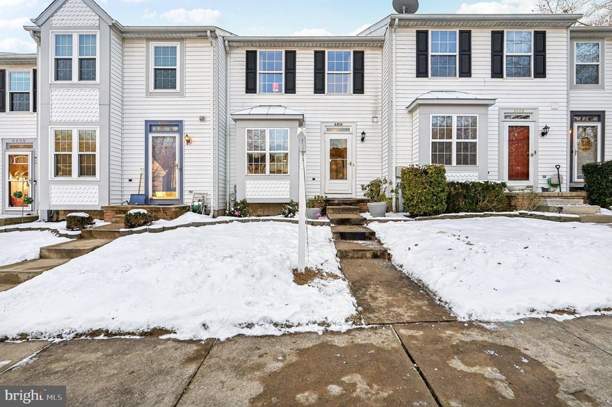 **Multiple offers have been received.  An Offer Deadline has been set for today, 1/25 at 6pm. Please submit Highest and Best Offer.  No Escalation Clause.**
4404 Danbury Sq, Belcamp, MD - Charming Townhouse with Modern Updates

Welcome to 4404 Danbury Sq, a beautifully maintained townhouse offering 3 bedrooms, 2 full baths, and 1 half bath in a quiet, serene neighborhood.

This home features numerous updates, including a hot water heater (2022), roof (2017), washer and dryer (2020), and a Reme Halo Purifier for enhanced air quality. New carpet and vinyl flooring have been installed in the kitchen, family room, upstairs, and basement, while the entryway and bathroom feature elegant hardwood flooring.

The large eat-in kitchen with vinyl flooring provides ample cabinetry and opens seamlessly into a spacious family room filled with natural light. Sliding doors lead to a 16x16 Trex deck, perfect for outdoor dining and entertaining, with a stunning view of the wooded backyard.

The lower level boasts a large finished basement with a full bathroom, additional storage space, and another slider leading to a patio that enhances the home's outdoor living appeal.

Located near parks, shopping, and commuter routes, this home combines comfort, modern updates, and a tranquil setting. Schedule your tour today and discover everything this gem has to offer!