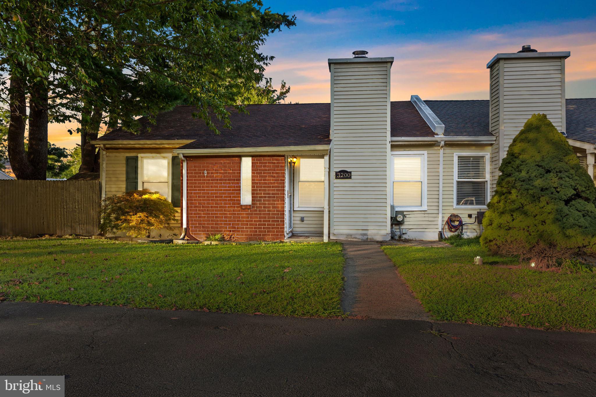 Welcome home to this spacious end-unit Bel Air I townhome in the highly desirable Neshaminy Valley neighborhood of Bensalem. Offering over 1,600 square feet of living space, this three-bedroom, two-bath home has been thoughtfully maintained and designed for both comfort and functionality. The main level welcomes you with a cozy living room featuring a wood-burning fireplace, a generous dining area, and a bright galley kitchen with a breakfast bar, perfect for casual meals or entertaining. The full, walk-out basement expands your living space with a large family room that opens to the backyard patio, creating a seamless indoor-outdoor flow. On this level you’ll also find the third bedroom, an additional multipurpose room ideal for an office or gym, and a separate workroom/storage area. Fresh carpeting and paint throughout adds to the move-in ready feel. Situated on a corner lot with a private driveway and additional on-street parking, this home offers both practicality and charm. Whether you’re enjoying the patio, cozying up by the fireplace, or taking advantage of the flexible layout, 3200 Ellington Court delivers a lifestyle that balances comfort, space, and convenience.
