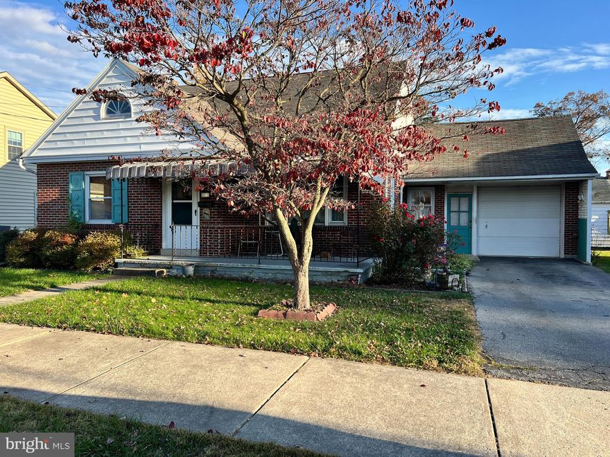 This property will be offered at Public Auction on Saturday, December 6, 2025 @ 12pm.  The listing price is the opening bid only and in no way reflects the final sale price.  10% down due at auction, 2% transfer tax to be paid by the purchaser, real estate taxes prorated. This well-built, all-brick home is nestled on a quiet street in Manheim Borough and surrounded by similar homes. The main floor features a cozy living room, an eat-in kitchen, two spacious bedrooms, a full bathroom, and a bonus room or office with access to the quaint backyard—all with exposed wood floors. Additional amenities include a finished basement with built-in cabinetry and a utility room, a covered front porch, an attached 1-car garage, and replacement windows throughout. This affordable home has been well maintained and requires very minor cosmetic updates to make it your own!