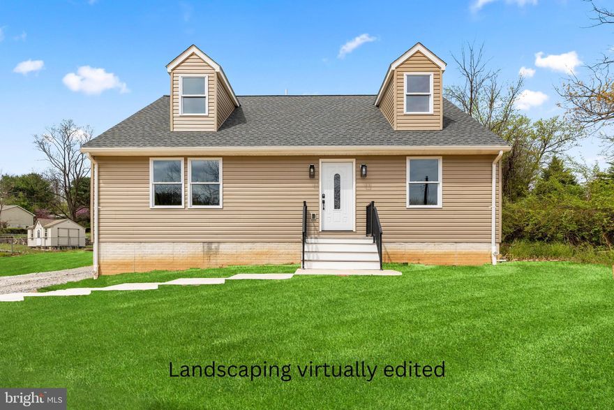 Welcome home to 97 Clover Trail! Situated at the end of a private trail on a 1.39 acre lot, this new construction, cape cod style home is move in ready and waiting for you to make it your own! On the first floor you will be greeted by an open floor plan living space. The immaculately designed kitchen is complete with  stainless steel appliances, and a large waterfall style island including a charging station. There is a deck off of the dining area, perfect for enjoying your morning cup of coffee while listening to the birds. The living room is bright & welcoming, with an abundance of natural lighting streaming through the windows. A conveniently located half bathroom is right off of the kitchen. The primary suite is located on the main level, complete with a jetted tub, spacious shower with glass doors, and a walk-in closet. Upstairs you will find 2 additional bedrooms, complete with walk in closets, as well as another full bathroom. On the lower level, there is a large unfinished basement space, and washer/dryer hook ups. Lots of potential for a finished basement space. Outdoors, you have so many options on the large lot, just under an acre and a half. Don't miss this gem, and the exquisite tile work and custom designs throughout this home. Schedule your showing today!