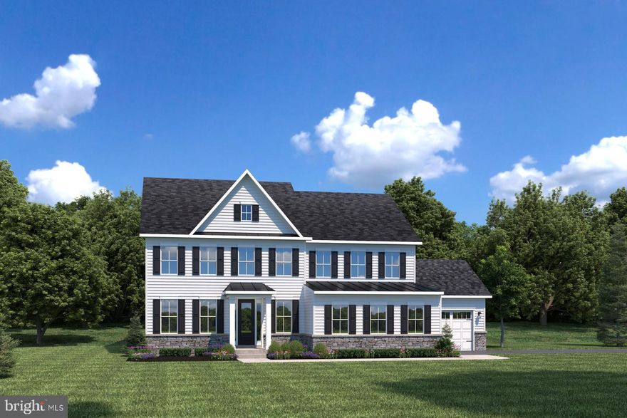 Located in the desirable Brinton Lake Estates, this rare new construction offering features 5 bedrooms, 4 full baths, in an ideal Glen Mills location close to shopping, dining, and major commuter routes. Anticipated move in is Fall 2026. The home includes a welcoming foyer that leads to a formal dining room and an open concept living area. The family room flows into the gourmet kitchen with a large center island and walk in pantry, providing functional space for everyday living and entertaining. A private study is conveniently positioned just off the three-car garage. Upstairs, the owner’s suite offers dual walk in closets, and a spa inspired bath with double vanity. Additional bedrooms are generously sized, each featuring walk in closets and access to full baths. The finished walkout basement adds valuable living space and opens to a wooded rear setting, offering privacy and natural views. Outdoor living is enhanced by a rear covered porch, ideal for relaxing or entertaining. A rare chance to purchase new construction with premium features, a wooded walk out lot, and a three‑car garage in one of Glen Mills’ most sought after communities.