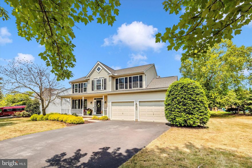 Nestled in the desirable Creekside Park neighborhood of Walkersville, MD, this charming detached Colonial offers the perfect blend of modern updates and classic style. Located near local parks, shopping centers, and with easy access to major roads and highways, convenience is at your doorstep. Step outside to enjoy the beautiful oversized patio with a pergola—ideal for outdoor entertaining—while inside, the updated kitchen (2025) boasts sleek quartz countertops. The home features numerous recent improvements including a new A/C unit (2024), hot water heater (2021), roof (2018), new porch posts and railings (2025), and a new washing machine (2025). Freshly installed carpet (2025) enhances the stairs and bedrooms upstairs, making this home truly move-in ready.