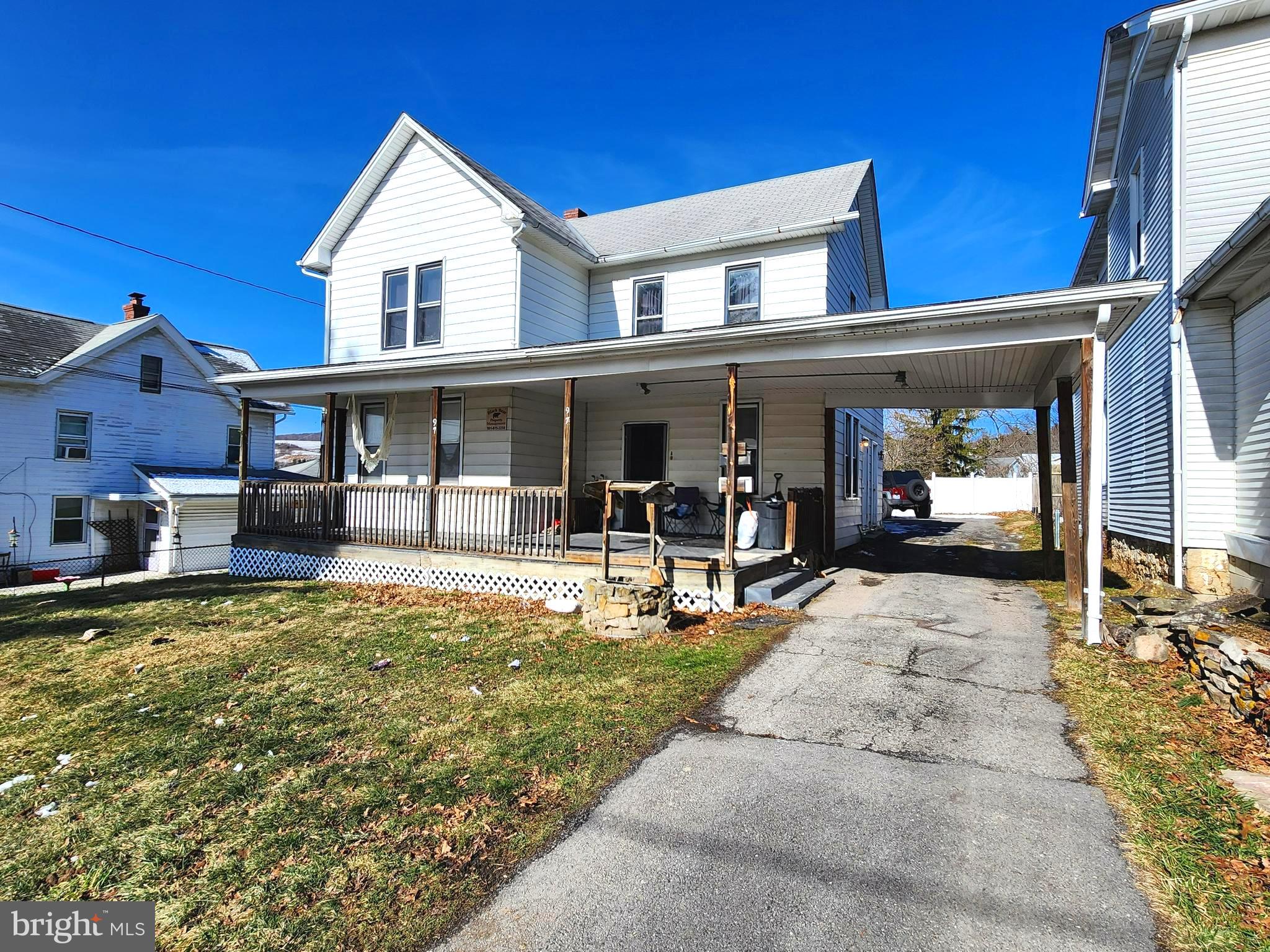 IMPROVED PRICE!!! 👀 GREAT INVESTMENT OPPORTUNITY TO ADD TO YOUR PORTFOLIO! This duplex features a total of 4 bedrooms and 3 full baths! Beautiful wood floors! Electric is metered separately! Large front porch! The owner pays the water which is approx. $300 per quarter. All appliances convey! This property is in close proximity to Frostburg State University and downtown Frostburg! Currently rented! 24 hour notice is required for all showings! Call today to schedule a tour!