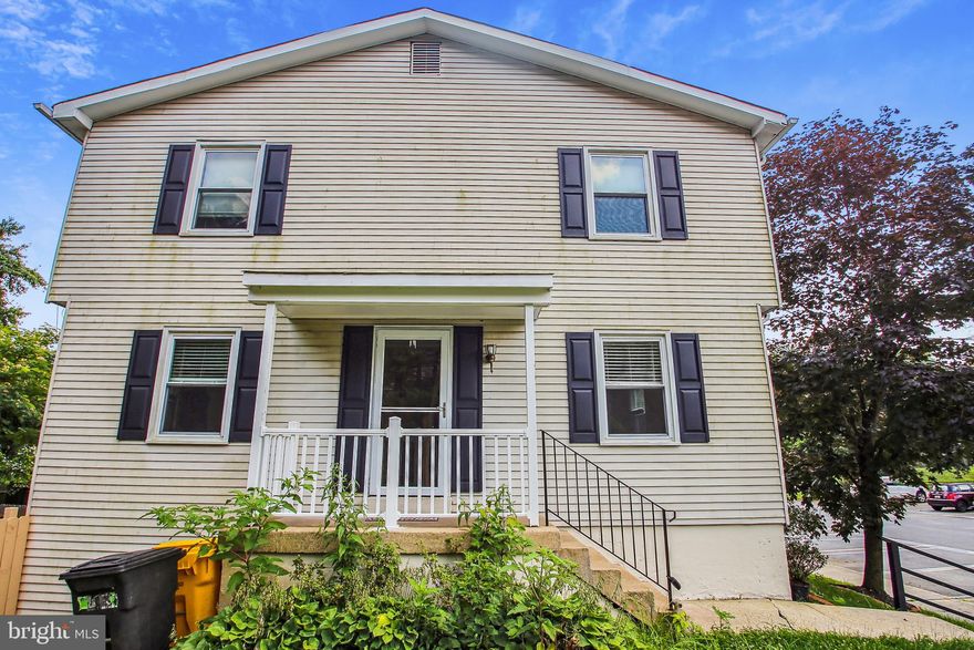 Rare-find, three level end unit spacious townhome backing to wooded privacy! Newer windows! Updated baths! Hardwoods on all levels! Large living room! Separate dining room! Kitchen with stainless steel refrigerator, dishwasher, flat-top stove, built-in microwave and ceiling fan! Half bath with white vanity! 
Over-sized primary bedroom with full updated bath! Two additional bedrooms and full bath! Finished, walk-out basement with wood-burning fireplace! Separate office area! Utility room with washer and dryer! Fully fenced lot! Large patio! Storage shed! Short walk to Crofton Meadows elementary (beyond the trees)! Property being sold as-is! Lots of space for the $$$$$ Easy access to DC, Annapolis, Baltimore, Fort Meade and NSA! Vacant and ready for your personal touches!

There are 2 HOAs:  
1.  Crofton Meadows HOA, managed by ProCom at  $143.00 per year, due on an annual basis in January. 
2. 1648 Mount Airy Court is located in Crofton Square which is a smaller community within Crofton Meadows.  The Crofton Square HOA fee is $154.00 bi-annually for a total of $308.00 per year.