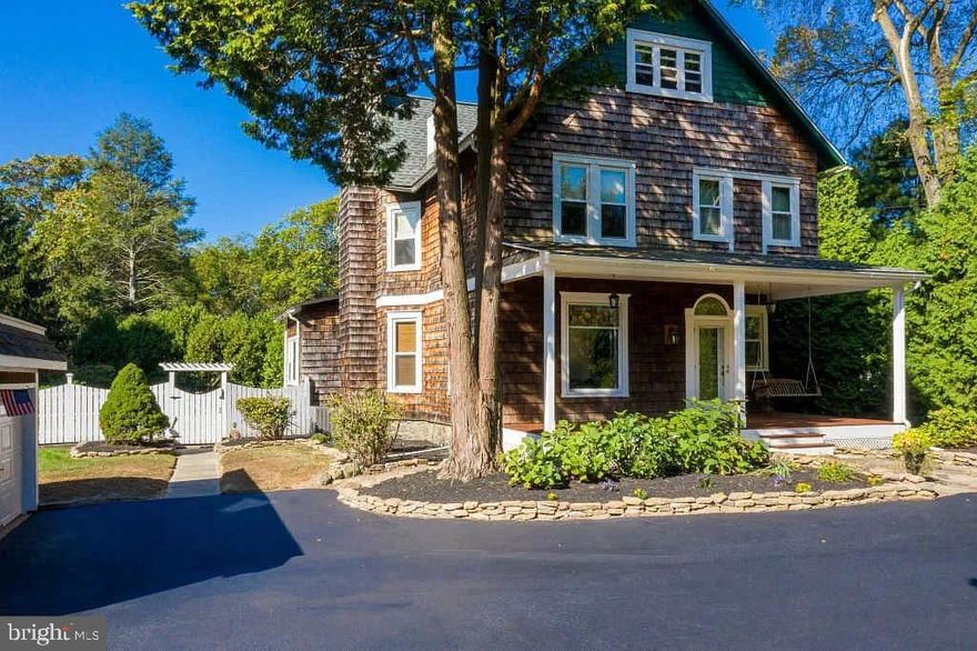 Beautifully restored and renovated historic home with private pool area- this is the perfect home to enjoy life and entertain in style.  This immaculate home tastefully restored better than original features an open floor plan kitchen and family room complete with eat in kitchen and formal dining area.  A huge center island provides the ideal space for entertaining.  This home features a massive primary bedroom ensuite with sitting area, full bath and laundry.   2 additional bedrooms and full bath complete the 2nd floor.  Enjoy the comfort (joy, really) of radiant floor heating in the bathrooms.  ...Continue upstairs to another ensuite with full bath, convenient laundry and large bedroom.   The home offers a back yard patio and pool steps from the kitchen's back door.  Add the comfort of central air and the convenience of a 2 car garage,  for all the amenities of modern living.