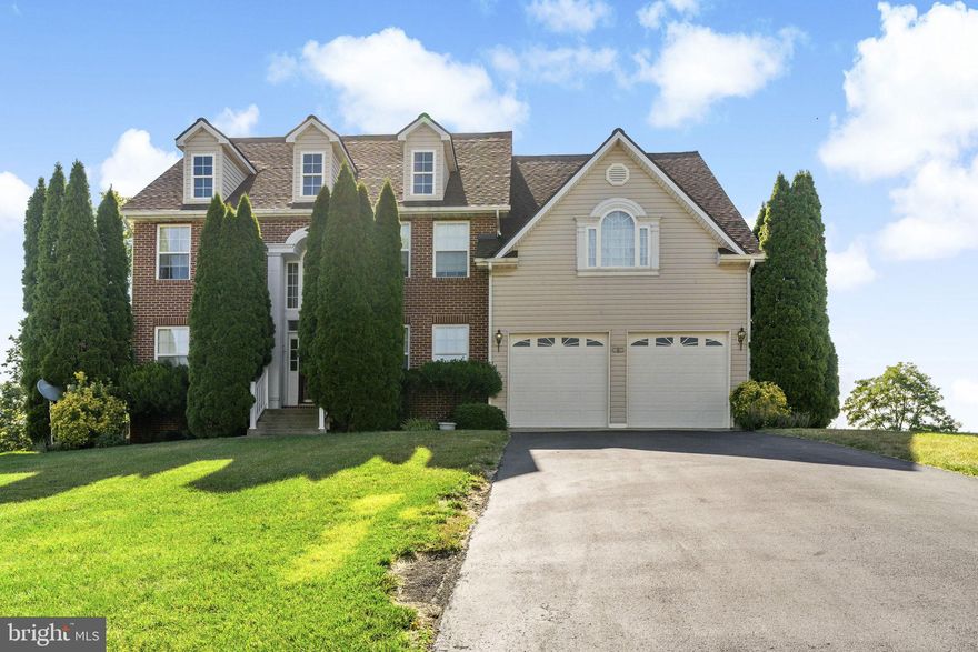 Welcome to the highly sought after community of Apple Knolls. Come in and soak up the natural light that shimmers throughout this over 4,000 square foot space. With 5 bedrooms and 4 full bathrooms, this home is a perfectly delicate balance of regal and roomy! As you enter through the front door adorned with transom and sidelights, you will immediately fall in love with the glistening hardwoods sprawling throughout the home. The main level features an office, formal dining room, and a first floor bedroom next to a full bath. The large, open concept offers a spacious living room with high ceilings and a fireplace. The kitchen offers gorgeously stained cabinets, kitchen island, lustrous countertops, recessed lighting, and stainless steel appliances. Just off the kitchen is an airy sunroom that will send natural light dancing through the home and gives entrance to a large deck on either side-ideal for cool, relaxing evenings or summer grilling and entertainment! Upstairs, you'll find 2 full baths and 4 spacious bedrooms, including the primary suite complete with 2 walk-in closets, shower, soaking tub, and double vanity. The fully finished basement features another full bath, plenty of storage space, and an oversized rec room. If a dream basement is what you crave, this spot is what you need to bring your vision to life! This community offers some peace and seclusion from the hustle and bustle of the city, but is just minutes away from Exit 14 on I-81 for easy access to all your needs.