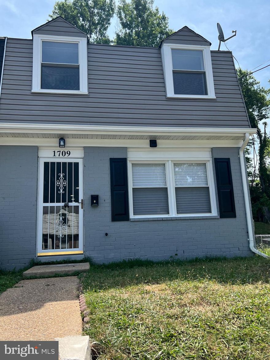 Beautifully renovated 3BR/1.5BA End unit Townhouse located near FedEx Field and PG Sports & Learning Complex.  The main floor features the open concept living space everyone is craving in a new home.  Luxury vinyl flooring and an abundance of natural light continue through the spacious living room, dining room and kitchen.  Great for entertaining!  The kitchen offers plenty of cabinets, All New stainless steel appliances, a gorgeous tile backsplash, quartz countertop, and a laundry center.  Upstairs you will find 3 bedrooms with good closet space and a fantastic full bathroom.   From the kitchen, step out to a fenced backyard with plenty of space for cookouts and leisure time.  This home is move-in ready and has so much to offer new homeowners including, a freshly painted interior.  Very close to  shopping, 495 Beltway, Route 50, and Metro Access.