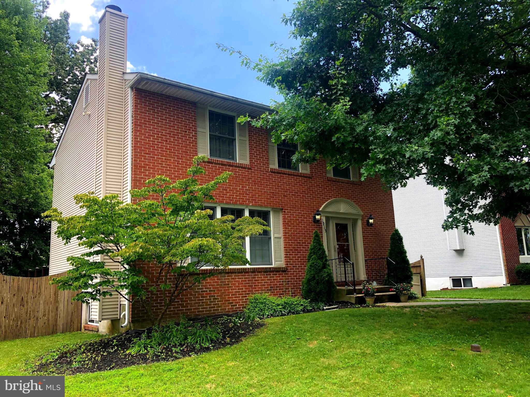 Looking for the perfect home in Catonsville? You've found it! Beautiful brick colonial with a fully fenced yard and mature trees. With a huge updated eat-in kitchen with an island, quiet close cabinets, pull out drawers, new luxury plank vinyl flooring and a new dishwasher this is truly a cooks delight! Right off the kitchen is a large trex deck leading to the yard which backs to county owned open space giving you lots of privacy. Great for entertaining and cooking out. The upper level has 3 large bedrooms and a full hall bath. Also, on that level is a great primary bedroom with a walk in closet and en suite bathroom. On the lower level, there is a fully finished basement with built in cabinetry and a wood burning fireplace. New porcelain tile flooring with in floor HEAT makes this a truly cozy space. There is a possible 5th bedroom in the basement, a half bath and a separate laundry room with a new washing machine as well. Add to all this, a new roof, built in radio system with indoor and outdoor speakers, new wood blinds, and a new hot water heater, motion sensor exterior lights in the rear, and there you have it -- the PERFECT HOME! Don't miss it!