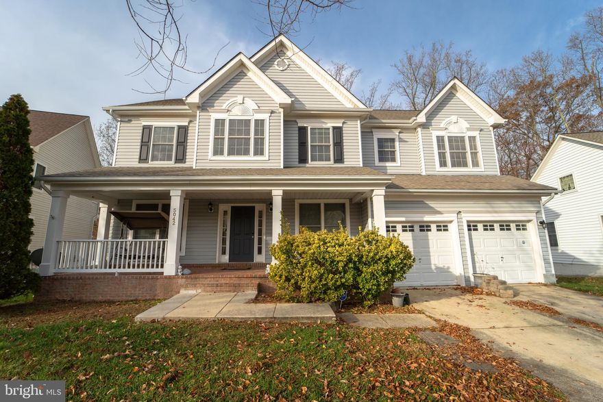 Come check out this spectacular home offering 5 bedrooms and 2.5 baths. This beautiful home in sought after Hunters brook community offers you everything that you might need. With a 2 car garage, a full basement with all of the possibilities.  The community offers a quick walk down the street to the playground/ pool. You will have quick access to 210 to commute to D.C or Indian head base. Please don't wait this home will not last long. Schedule your showing today!!