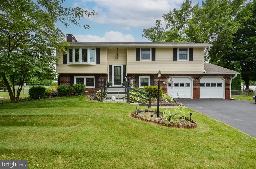 This meticulously maintained 4-bedroom, 2-bath bi-level home is nestled in a quaint subdivision on a fantastic 0.75-acre lot. Ideally located just minutes from Green Pond Country Club and Northampton Community College, this home boasts numerous updates and great features. The main level, flooded with natural light, showcases beautiful flooring throughout. The living room is highlighted by a bay window and a large brick fireplace, creating a warm and inviting atmosphere. The dining room, perfect for entertaining, features sliding glass doors that lead to an expansive deck. The spacious kitchen has been updated with new countertops, backsplash and plenty of cabinet and counter space for all your cooking and prepping needs. Down the hall, you'll find three bedrooms and a full bathroom. The lower level features a sun-filled family room with sliders to a patio, a fourth bedroom, an updated full bathroom, and a laundry room with access to the garage and backyard. The outdoor space is exceptional, with a fenced-in yard perfect for gatherings or relaxing, an above ground pool for summertime fun, a 2-car garage, and a large shed for additional storage. This home offers both comfort and convenience in a serene setting! Call today!