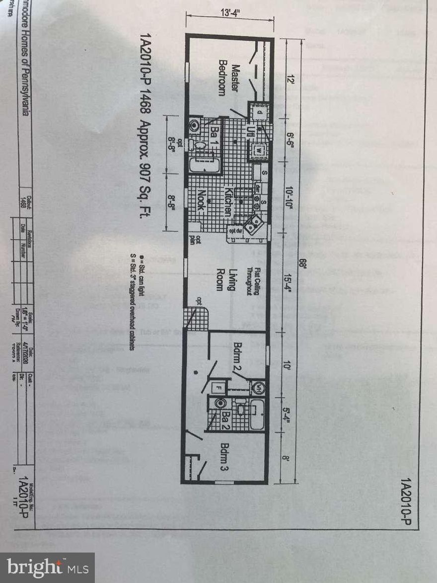Must See!! Like-New 2021 3 bedroom, 2 bath mobile home with an open floor plan. Keystone Courts offeres community walking trails, playgrounds, and snow removal.
