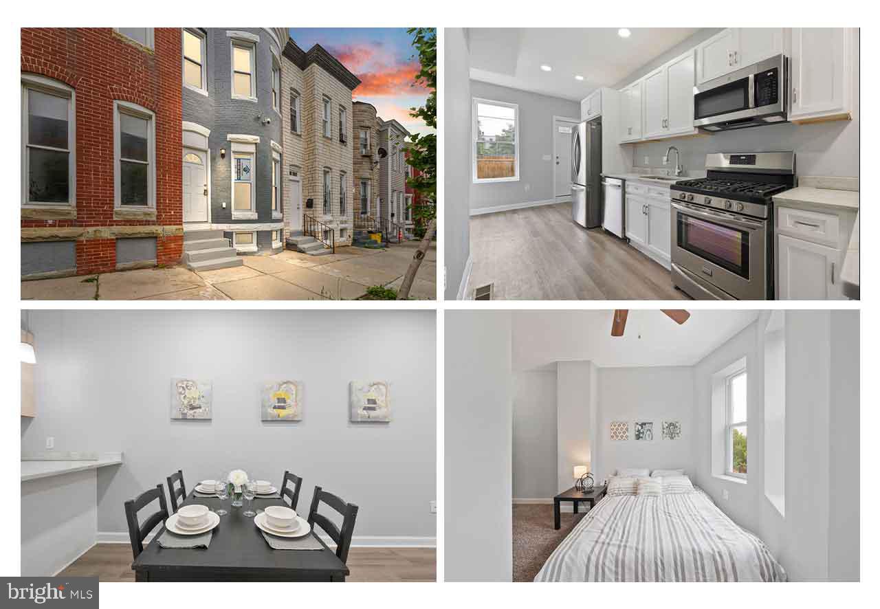 Step into this fully renovated gem offering timeless charm and modern sophistication! This beautiful townhome features 3 bedrooms, 2 full bathrooms and 1 half bathroom, with every inch thoughtfully updated for comfort and style.
The stunning kitchen is a true highlight—boasting brand-new white cabinetry, elegant quartz countertops, stainless steel appliances, gas cooking, and a convenient breakfast bar perfect for casual dining or entertaining. The open-concept main level is filled with natural light and features recessed lighting, durable luxury vinyl plank flooring, and a seamless flow from the living area to the kitchen and out to the fenced backyard.
Upstairs, you'll find cozy bedrooms with ample closet space and stylish finishes, while the bathrooms are beautifully tiled with modern fixtures and accents. The fully finished basement adds flexible space for a rec room, home office, or guest suite, and includes a laundry area.
Enjoy outdoor living in the private, freshly landscaped backyard with a secure rear entrance. Located close to major commuter routes, shopping, dining, and public transportation, this move-in-ready home blends convenience, comfort, and modern elegance in one perfect package.
