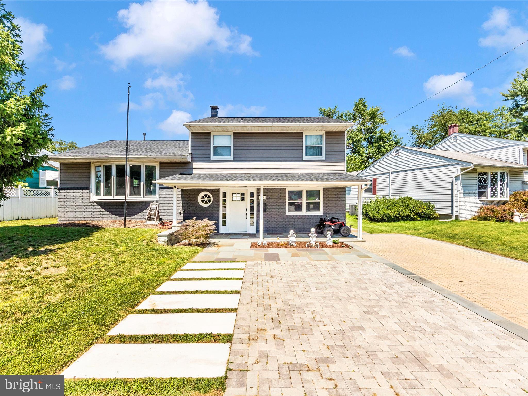 Step into the most modern, meticulously updated home in the neighborhood, where no major system or surface has been overlooked. From top to bottom, the seller has invested over $100,000 in high-value renovations, including a brand-new roof (Aug 2024, $16,500), premium siding (Jun 2022, $11,500), and a multi-zone split A/C system for peak energy efficiency (Feb 2021, $5,500). The home dazzles with freshly painted walls, sleek contemporary finishes, and upgraded name-brand kitchen appliances that blend style and function seamlessly. This turnkey residence spares buyers the hassle and expense of future maintenance—it’s literally move‑in ready.
Outside, the property truly shines with enhanced curb appeal and outdoor living space that rivals custom retreats. In Feb 2021 alone, the front stone wall ($5,500), stone walkway and porch ($16,400), and expanded driveway ($25,000) were meticulously installed—presenting a sculpted, upscale façade. In Aug 2023, the backyard was completed with a stunning stone patio ($18,000) and matching garden door ($2,400), offering a private oasis ideal for entertaining or relaxation. According to Zillow, homeowners pay nearly 4% more for properties described as “remodeled,” and buyers are especially drawn to outdoor upgrades like patios and pergolas in the current market. With every premium detail—from energy efficiency to designer stonework—this home not only justifies its asking price, it shows it.