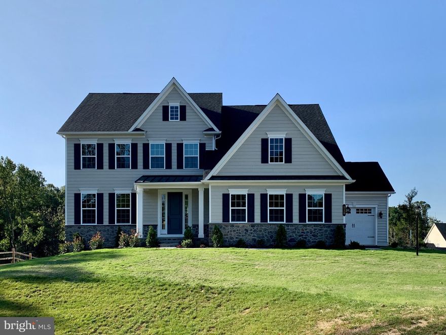 Welcome to Greystone by NVHomes , a community that  features the only single family homes in a neighborhood with sidewalks, rolling hills, and seven miles of walking trails just minutes from the Borough. The Bridgewater boasts a hardieplank exterior facade with a bluestone front stoop. As you enter the foyer, the open space draws you into the formal dining room, perfect for entertaining. Past the central oak stairs, the rear of the home is open and inviting, featuring a gourmet kitchen with a walk-in pantry, huge eat-in quartz island, upgraded CushionClose cabinetry, while remaining open to the family room. The dinette provides room for informal dining. Off the 2-car garage, a convenient and practical family entry features an arrival center, powder room and walk-in closet that provide plenty of storage and make organization a breeze. A study makes work-from-home a viable option. Rather have a first-floor bedroom for guests or family? We can do that! Or choose a flex room and make it whatever you need it to be! Upstairs a wide stair hall continues the open feel of the home. The owners suite is a dream of style and space and features craftsman-like details like a double-door entry, standard tray ceiling, and dual walk-in closets. The owners bath has dual quartz vanities, a compartmentalized water closet, soaking tub and roman shower. The rest of the floor is completed by a large laundry room and three more bedrooms, each with large walk-in closets and access to a bath. Enjoy even more space to spread out in your included finished basement with full bathroom. No matter what options you choose, the Bridgewater at Greystone is available in a variety of elevations and facades to fit your style.  Other floorplans and homesites are available. Photos are representative. NVHomes is taking precautionary measures  to protect our valued customers and employees. Our models are open by by appointment.
