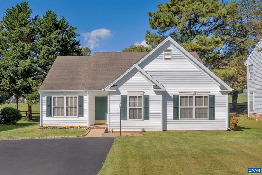 One Level Living in sought after Forest Lakes under $400,000!  The home is flooded with natural light and offers a great layout that includes: front flex room (dining room/ office), open kitchen with eat in area, large living room with vaulted ceiling, Primary bedroom at the back of the house with walk-in closet and private bath.  There are two additional bedrooms, full bath and laundry.  The back patio offers views of the adjacent farm.  A storage room is attached to the house and there is another shed for storage.  Enjoy all the amenities that Forest Lakes has to offer.  Great location minutes to schools, recreation, shopping and more.  Don't miss this great opportunity and the value it offers!,Formica Counter,Oak Cabinets