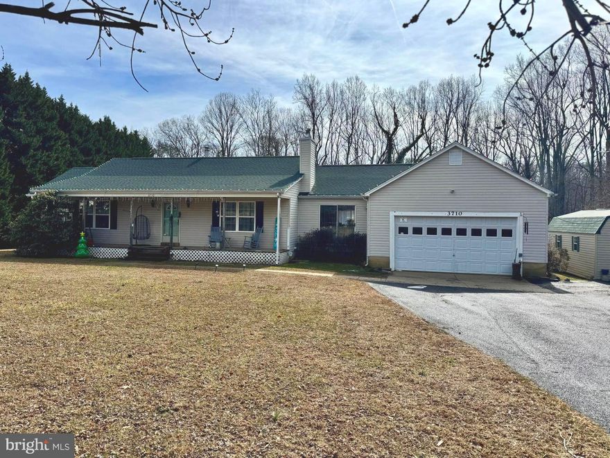 Coming Soon!   Situated on a beautiful 2.49-acre level lot near the end of a cul-de-sac, this property offers privacy, space, and a peaceful Southern Maryland setting. Located in a quiet one-street neighborhood with no HOA, you can enjoy both community and freedom.
The yard backs to wooded open space, creating a scenic backdrop where local wildlife can often be seen.
Inside, the home features spacious rooms filled with abundant natural light and a comfortable, functional layout. Offering 3 bedrooms and 2 full baths, there is plenty of room for everyday living and entertaining. The living areas flow nicely and provide a welcoming atmosphere throughout the home.
Enjoy the outdoors from the newly added rear deck overlooking the backyard — perfect for relaxing, entertaining, or simply enjoying the quiet surroundings.
Car enthusiasts, hobbyists, or those needing extra storage will appreciate the oversized, insulated 2-car garage with ample space for vehicles, tools, and projects.
Major updates provide peace of mind, including a roof replacement and HVAC system installed within the last two years.
Conveniently located while still offering a private feel, this property provides the best of country living with easy access to nearby shopping, dining, and commuter routes. A wonderful opportunity to own acreage in desirable Port Republic!