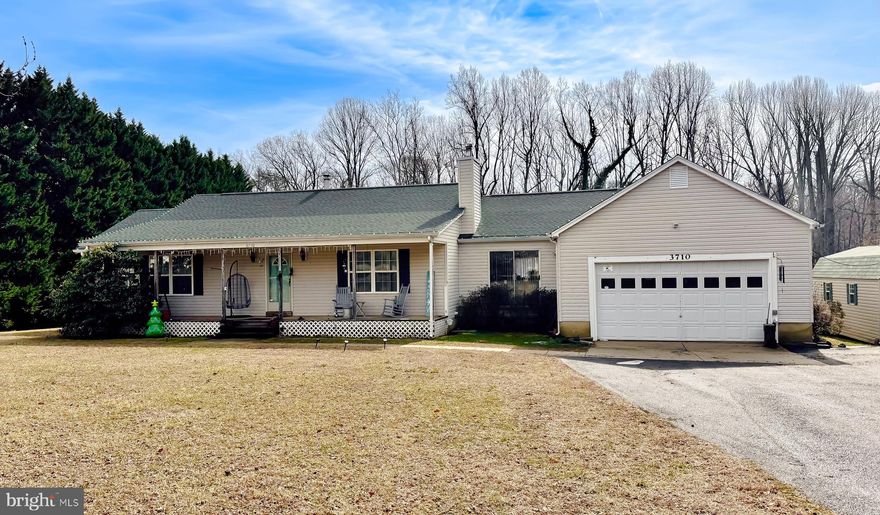 Situated on a beautiful 2.49-acre level lot near the end of a cul-de-sac, this property offers privacy, space, and a peaceful Southern Maryland setting. Located in a quiet one-street neighborhood with no HOA, you can enjoy both community and freedom.
The yard backs to wooded open space, creating a scenic backdrop where local wildlife can often be seen.
Inside, the home features spacious rooms filled with abundant natural light and a comfortable, functional layout. Offering 3 bedrooms and 2 full baths, there is plenty of room for everyday living and entertaining. The living areas flow nicely and provide a welcoming atmosphere throughout the home.
Enjoy the outdoors from the newly added rear deck overlooking the backyard — perfect for relaxing, entertaining, or simply enjoying the quiet surroundings.
Car enthusiasts, hobbyists, or those needing extra storage will appreciate the oversized, insulated 2-car garage with ample space for vehicles, tools, and projects.
Major updates provide peace of mind, including a roof replacement and HVAC system installed within the last two years.
Conveniently located while still offering a private feel, this property provides the best of country living with easy access to nearby shopping, dining, and commuter routes. A wonderful opportunity to own acreage in desirable Port Republic!