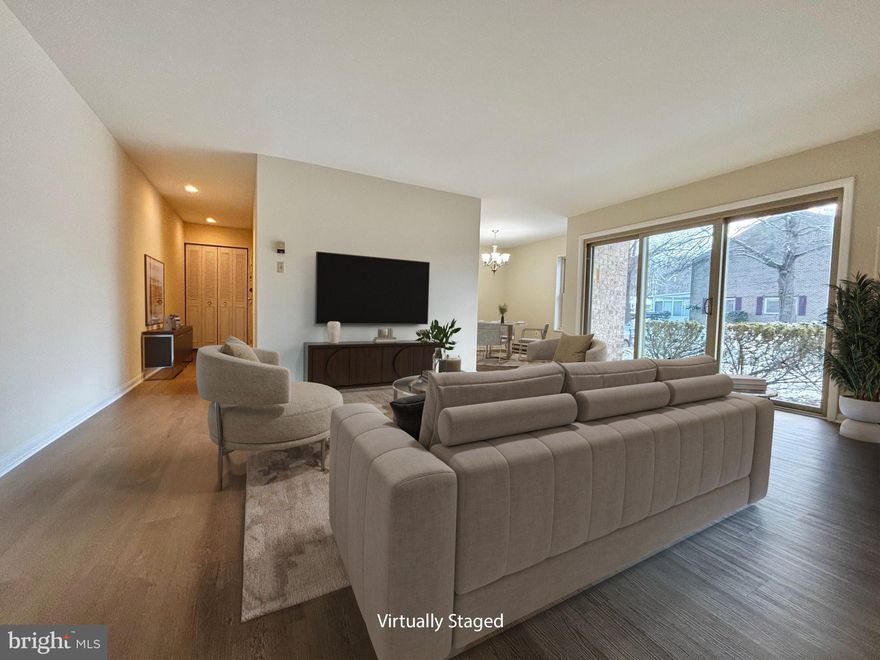 Welcome to this move-in-ready one-bedroom co-op featuring brand-new LVP flooring and fresh paint throughout. Enjoy easy ground-floor living with a beautifully updated bathroom and walk-in shower. The unit offers generous closet space plus additional private storage in the basement. A great opportunity for comfortable, low-maintenance living. All utilities, property taxes, appliance and hardware maintenance included in the coop fee. Special MM Forms for Offers (Please See Disclosures)