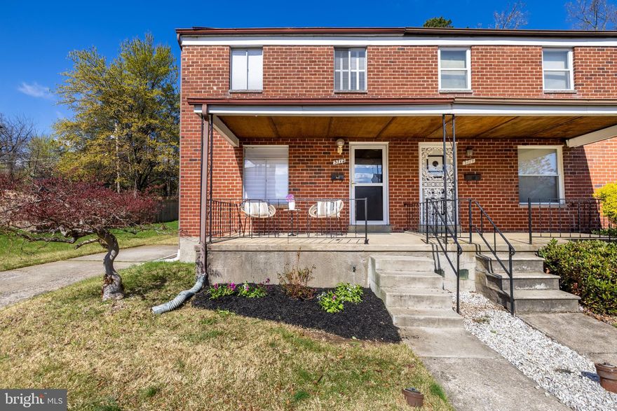 Bring your toothbrush and move right in! The homeowner has lovingly and meticulously maintained and updated this home since it was built in 1965.  Pride in ownership shines in every inch of this home! Enjoy the beautifully newly renovated kitchen with fresh white cabinets, quartz counter tops, modern tile backsplash, all new stainless appliances, and an eat in kitchen area with tons of natural light. Beautifully refinished solid oak hardwood floors flow seamlessly throughout the main level living room and dining room. Enjoy plenty of windows and natural light all with custom window coverings.  Upstairs you’ll find 3 bedrooms, a full hall bath and an ensuite half bath in the primary suite.  The lower level is a blank canvas for whatever extra space you need and includes a rough in for another full bath as well as a laundry/utility room and a walk out. There is an oversized flat back yard for entertaining family and friends.  Right in the heart of Randallstown on a quiet street but just blocks away from Liberty Rd with easy access to 695! This home has it all and all the big items are new! The roof is only 2 years old, HVAC from 2018, Hot water heater from 2024, New AC 2023, Brand new sump pump. Wood floors are newly refinished and stair runner and primary suite carpet brand new!