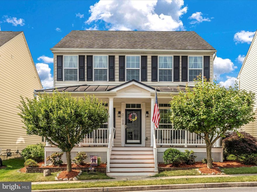 Immaculately maintained home in desirable Cannon Bluff boasts a front porch entry, gleaming hardwoods, a 2-story foyer, an office or flex room, and a formal dining room flowing to the butler's pantry. The kitchen showcases upgraded cabinetry, granite counters, stainless steel appliances including a 5-burner gas range, island with breakfast bar seating, a casual dining space, laundry room, a walkout to the rear porch, backyard with patio area, and attached garage. Joining the kitchen is the large family room with stone gas fireplace.  Upstairs is the owner's suite with 2 walk-in closets, a ceiling fan, and a bath with a double sink vanity, a separate shower, and soaking tub.  3 additional large bedrooms and a hall bath complete the upper level. The finished lower level has a large living area that is perfect for media, gaming and entertaining as well as an unfinished storage area. Home includes whole house generator so you'll never be without power.  Community offers parks and walking trails.  Located within the Frederick city limits with easy access to shopping, dining, and major commuter routes.