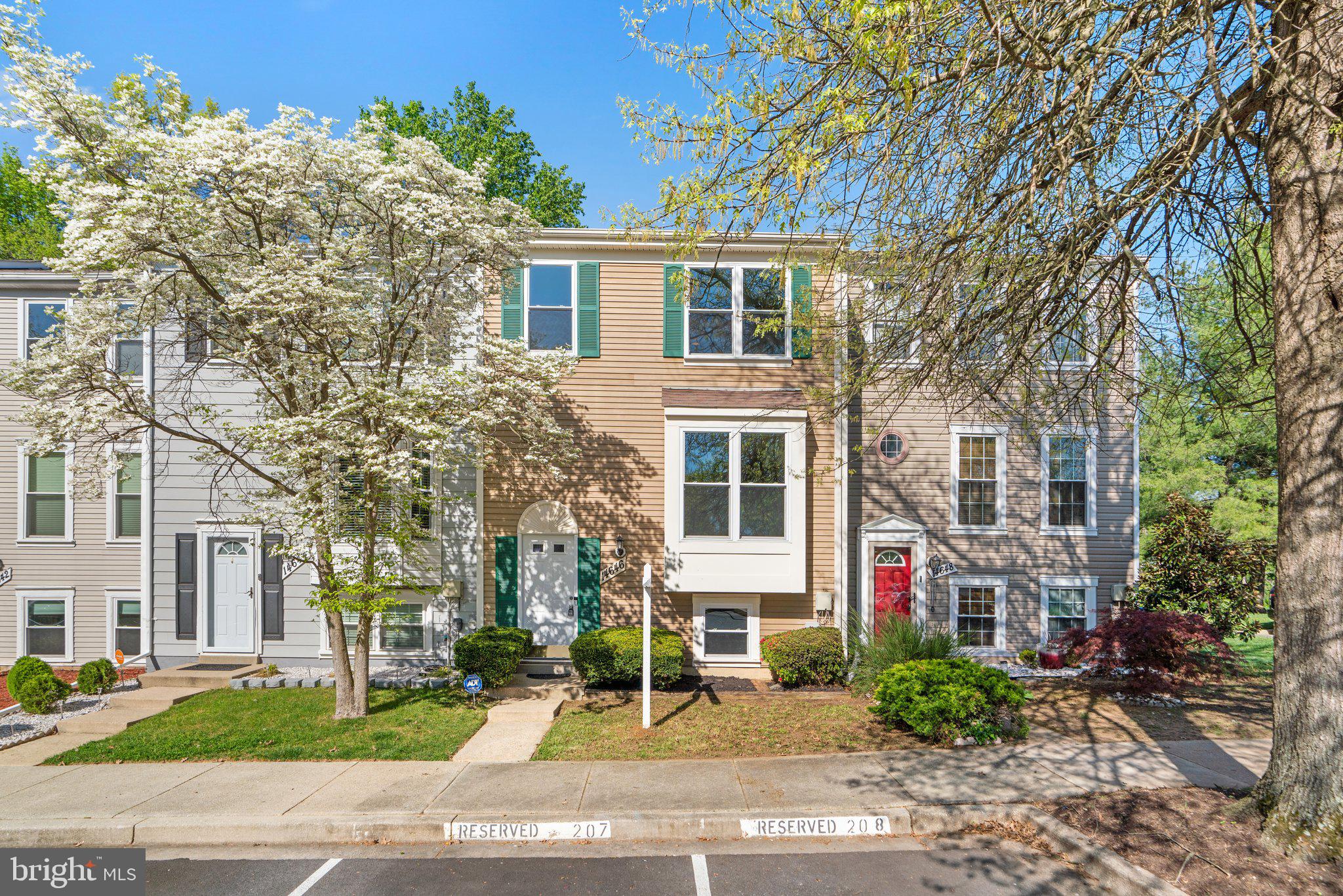 Welcome to 14646 London Lane!! Nestled right in the charming neighborhood of Princeton Square in Bowie. This spacious town home offers ample living space with four bedrooms, three full bathrooms throughout and half bath on the main level. This beautiful home is ready for its next chapter. Step inside to a split style foyer, that takes you down to the cozy fireside rec-room, or up to the main level living room, that is full of natural light from the large bay window at the front of the home. The space makes it perfect for relaxing evenings with loved ones or making your way through the dining room out to the deck to enjoy an amazing outdoor space, perfect for family meals and entertaining guests. The kitchen is equipped with the essentials, but also presents an opportunity for your personal touches, with a bit of creativity and divine vision, this space can be transformed into a modern chef's kitchen tailored to your tastes even Giada would be proud of. Upstairs, you'll find three bedrooms, one primary suite and two secondaries, each offering comfortable accommodations for rest and relaxation to get you primed for the work week, or whatever you may do to occupy your time. The primary bedroom boasts an en-suite bathroom, and for an added convenience, a walk-in closet topping it off. Fresh carpet lines all three bedrooms and the stairs leading to them. Downstairs you will find the fourth bedroom and third full bathroom, as well as the laundry room. The rec room, as mentioned earlier, is adorned with a marvelous fireplace providing a cozy space to get away. Outside, the fenced backyard provides a private retreat where you can enjoy outdoor gatherings or simply unwinding after a long day in the hot tub, that has been recently serviced. Located in a desirable neighborhood, this townhouse is just minutes away from schools, parks, shopping, and dining options. Commuters and easy access to major highways for convenient travel to nearby cities. Don't miss out on the chance to transform this beautiful home into your dream home. Schedule a tour of 14646 London Lane today and call it home!!