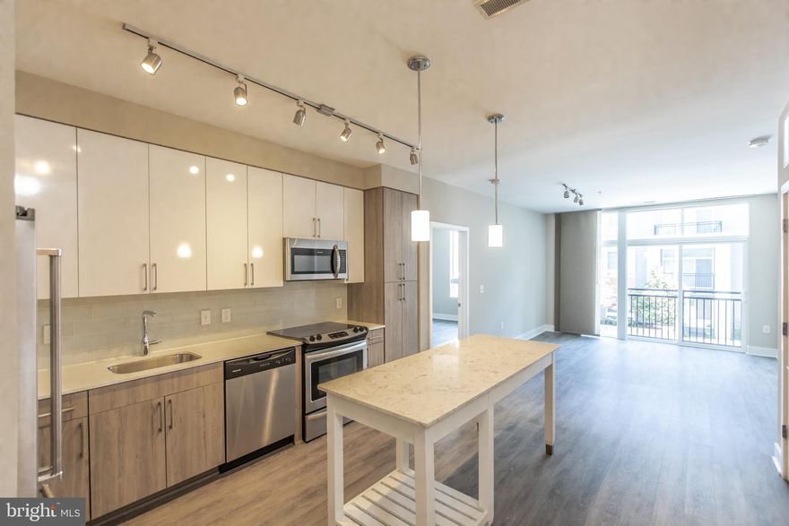 Two bedroom, two bath condominium  in wonderful National Harbor! Loose yourself in this spacious open floor plan , with a cleverly designed  kitchen featuring stainless look appliances and a movable kitchen Island. Stylish european cabinets and designer finishes throughout. This entire home  is flooded with natural light. Owner’s bedroom is nicely sized  with a trendy walk in closet. Owner’s bath features a large designer, glass framed shower with modern neutral flooring throughout. Secondary bedroom has a balcony over looking  a relaxing court yard and a large walk in closet. Secondary bathroom is equally as stylish and well designed with upgraded cabinetry and ceramic tiled shower/tub. Enjoy the convenience of having a private washer and dryer in your unit. The building is very secure! The unit rents  with two assigned secure garage parking spaces and a storage unit. The building is beautifully designed with secure access, a club house and multiple in door and out door lounges to choose from. The gym and work out area is  large with lots of equiptment. The resort style pool and out door area is impressive, relaxing and very modern. Walk to your favorite restaurants and shops. Immediate interstate access to Baltimore, DC and Virginia. This is simply the place to be! See this home today. Available for immediate move in. Sorry, no pets considered.