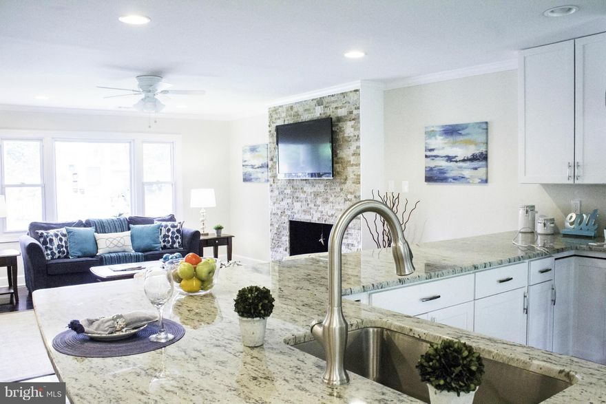 Newly Renovated! This beautiful 4BR/2BA home just completed a full top to bottom rehab and is a must-see. Huge, private backyard with deck and a two car garage is a rare find in the Hillsmere community. Plenty of space to park a boat and trailer during the winter. $24 a year HOA includes a boat slip access, community pool, and beaches. 4 blocks to the water and minutes to downtown Annapolis.