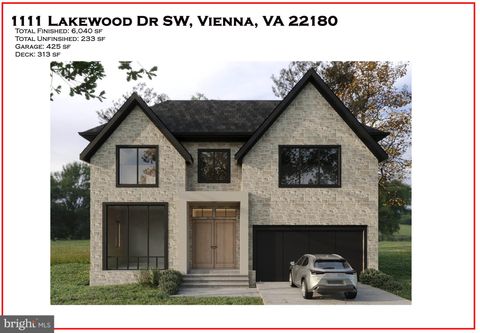 1111 LAKEWOOD DRIVE SW VIENNA VA 22180