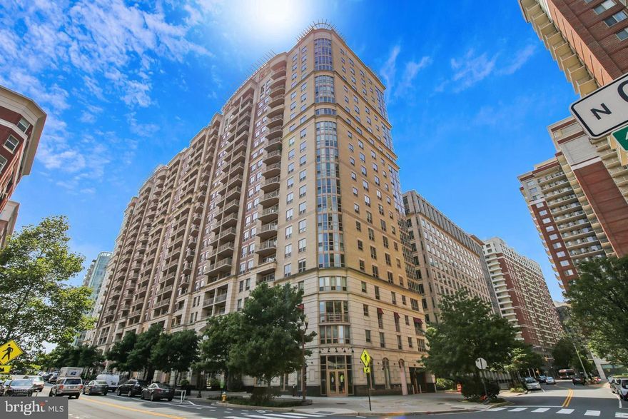 Amazing 1 Bed/1 Bath with den luxury rental unit in the heart of Ballston on the 17th floor with amazing views!  RARE OPPORTUNITY to purchase a Hamilton (T04) unit at the Residences at Liberty Center.   Spacious unit with stainless steel appliances.  Tremendous closet space with Elfa Closet shelving. Unit includes a reserved parking space in garage. Building includes 24/7 building security and plenty of amenities, including rooftop pool and fitness center. Don't miss this opportunity!