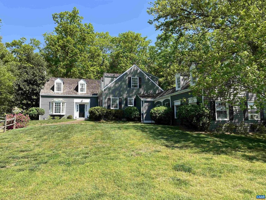 A rare opportunity to acquire a large estate parcel in the Hunt Country Corner area of Garth Road. This beautiful farm with over 155 acres of mostly open meadows has not been on the market in over 60 years. The 1946 Cape Cod style farm house sits on a commanding knoll with exceptional mountain and pastoral views. Currently operated as a horse farm, this property offers complete privacy, yet minutes from Charlottesville, and the University. An ideal candidate for a conservation easement.