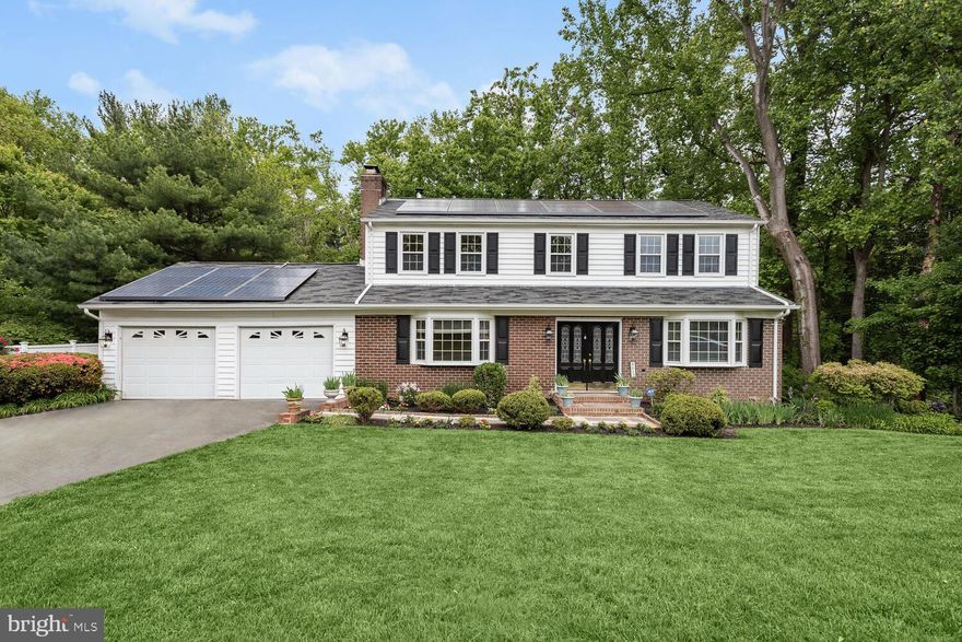 Absolutely stunning colonial nestled in the community of Hillsborough offering countless quality features, sophisticated detail, and unparalleled charm! From the lush landscaped grounds to the spectacular outdoor living space, this gorgeous home hits the perfect balance of privacy and every entertainer's dream! Gleaming hardwood floors on main and upper levels and a fresh neutral color palette throughout; Foyer showcasing marble floors; Light filled living and dining rooms with classic moldings; Eat-in kitchen equipped with 42” cherry cabinetry, decorative backsplash, breakfast bar, planning station, and a breakfast room that flow into the impressive screened in deck featuring cathedral ceilings, skylights, and access to new extended deck; Family room set off the eat-in kitchen appointed with a brick profile fireplace, wet bar, and bay window; Powder room and laundry | mud room conclude the main level; Primary bedroom adorned with a dressing area and en-suite full bath; Three additional bedrooms and full bath complete the upper level; Lower level club basement appointed with a wood stove, beamed ceilings, richly finished wood accent walls, wet bar, professional 9 foot pool table, direct access to the patio, and a private office with built-in shelving, brick walls, and stained glass insert; Recent updates include luxury vinyl plank flooring in kitchen and breakfast room, paint, lower level carpet, refinished oak hardwood floors, and more! This remarkable property aims to please and is truly the embodiment of Maryland's good life! Exterior features: Professionally landscaped grounds, large screened porch w/separate deck extension and stone walkway, lower level patio with prewired electric and plumbing for hot tub and outdoor shower; Community Amenities: Enjoy being in close proximity to all that Laurel have to offer. Abundant shopping, dining, and entertainment options are just minutes away. Outdoor recreation awaits you at Laurel Swim Club, Granville Gude Park, Leo E. Wilson Community Park, Patuxent Greens Golf Club, and much more! Convenient commuter routes include MD-198, Route-1, and I-95.