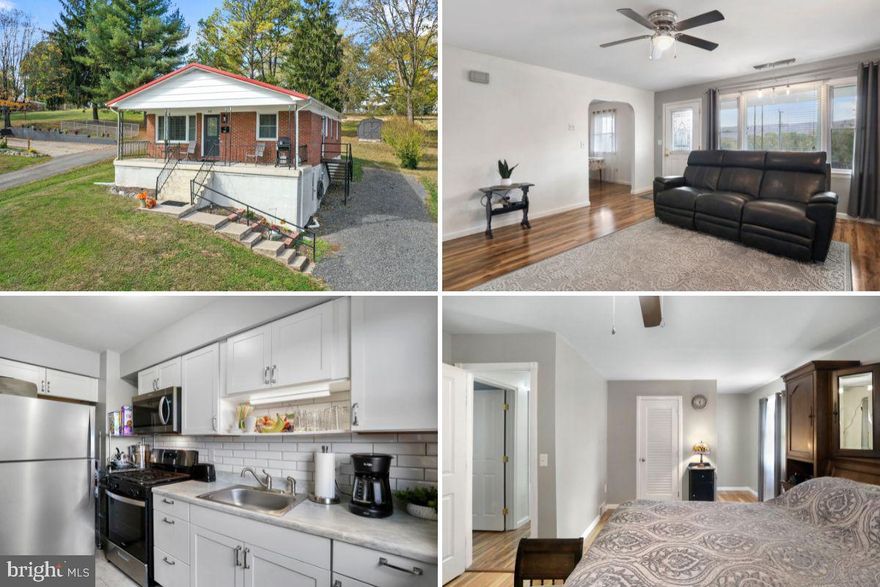 Charming 2-bedroom, 1-bath ranch-style home in Woodstock, VA, conveniently located near W.O. Riley Park and a variety of local amenities. This well-cared-for property features a kitchen with a dedicated dining area, new Heil air conditioner (2024), updated bathroom, new gas lines for the stove, new flooring, trim, and several new doors. Additional updates include a new gas stove, microwave, and refrigerator (2023), double-hung windows, a durable metal roof, and new porch ceilings. The full, unfinished basement with a private exterior entrance offers excellent potential for additional living space, a workshop, or a future apartment setup. Seller is open to addressing porch repairs or offering a credit with an acceptable offer. A great opportunity to enjoy comfort, convenience, and flexibility in a desirable Woodstock location.