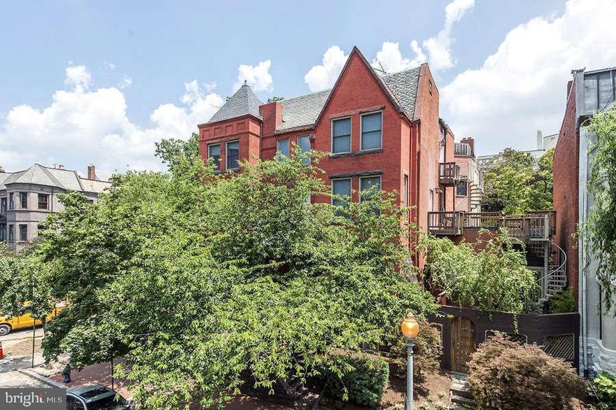*Beautifully Upgraded House for Sale *Prominently Sited on one of Dupont’s most desired streets *5 Bedrooms and 3 Full Baths & 2 Half Baths *Brand New Delivery to Purchaser (over $300,000+ value): (1) Brand New Luxury Hardwood Flooring & Steps in all levels (2) All New Beautiful Painting & Lights (3)  Main Kitchen - Brand New Maple Wood Cabinets (Luxury Style- Highest D Grade), Backsplash Tiles, & Granite Counter Top with All VIKING-Brand New Refrigerator, Dish Washer, Stove, Wine Cooler, & Microwave  (4) Fully Renovated Bathrooms & Refinished Master Bathroom (5) Brand New Composite Deck - Maintenance Free (6) Basement - Luxury Vinyl Plank (LVP) Flooring and New Kitchenette Cabinet & Appliances (7) Brand New 1st floor  Inside A/C Unit & Outdoor Small size AC Unit*Roofing - Major Repairs & Replaced in 2019 with Beautifully Upgraded House for Sale in DuPont Circle areas.   *Exceptional stylish urban living found in this modern and classic 3-sided detached, corner 4-level brick and stone home. Dramatic entertaining space on main level with 2-story windows that flood living room with light *Multi Fire Places & Balconies *1 Car Garage with Driveway *Possible 3rd floor -2nd Laundry room & Full Bathroom in Basement   *Live in one of the most vibrant neighborhoods in Washington, DC!