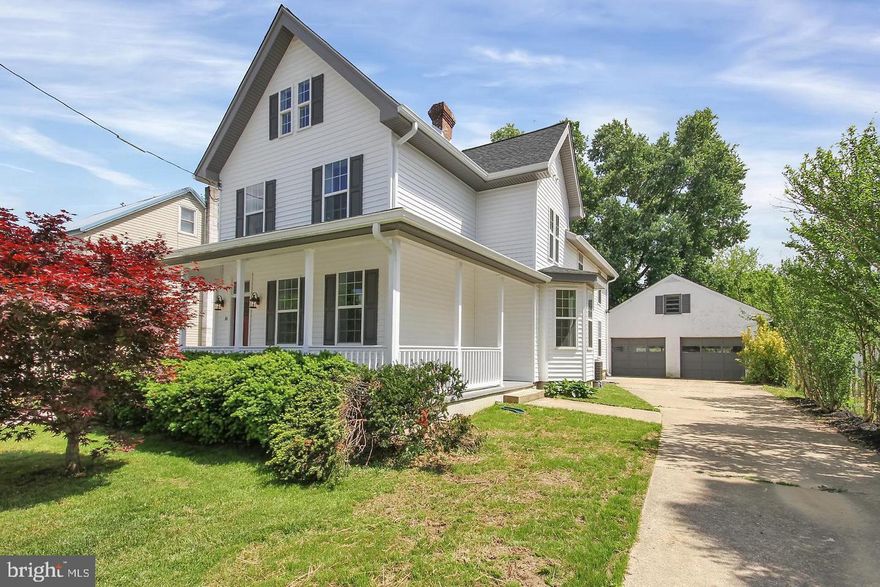 Old world character and charm in this stunning "easy to call home" Victorian  which has been completely upgraded  and remodeled recently (Roof, paint, carpet, floors refinished, landscaping, porch enclosed, siding, custom blinds and more). Just pack your bags and move into this gorgeous home.  Once there you'll feel like you are on vacation year round while you walk the three blocks to North East's  restaurants, shopping, parks or take a quick drive to the marina and hop in your boat at this price.  At the end of the day sit on the wrap around porch and enjoy a beverage and watch the world go by or enjoy the quiet solitude of the brand new sunroom.
Mechanics dream 4 bay garage with overhead doors in the front and rear!  Adorable she shed is also new. This adorable home won't last long.