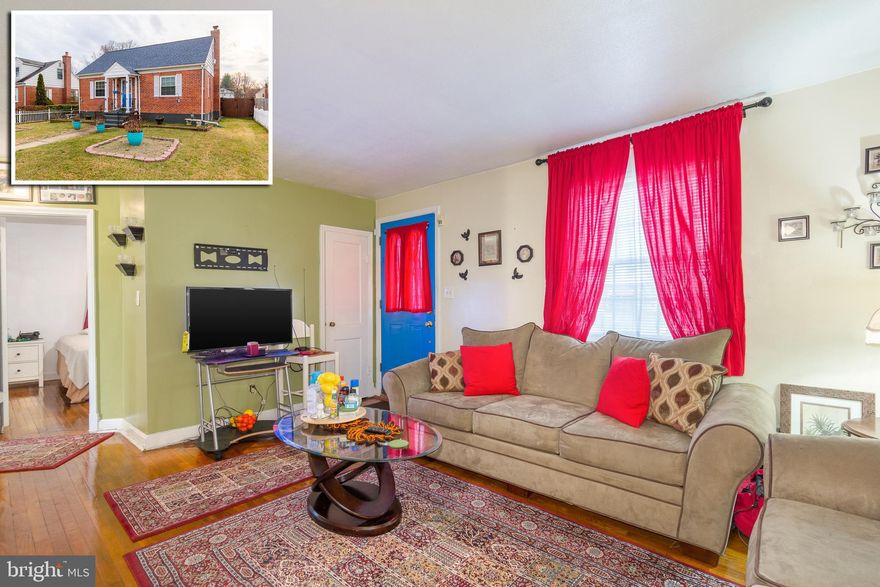 CHARMING CAPE COD WITH 3 FINISHED LEVELS AND OVER 1,600 SQ. FT. OF LIVING SPACE!  Features include a spacious living room w/ hardwood floors, separate dining area, 2 main level bedrooms w/ 1 full bath, upper level w/ 2 additional bedrooms and a half bath, partially finished basement w/ laundry area, solar panels for low BGE bills, large level rear yard w/ above ground pool & 2 storage sheds - great for entertaining!  Solar panels are currently rented and owner pays $45/mo.