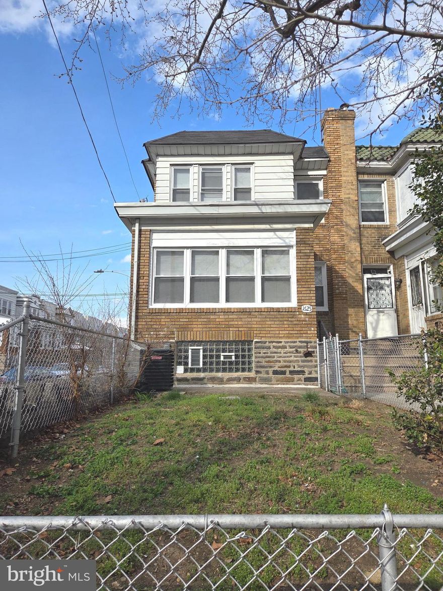 Nestled in a convenient neighborhood close to public transportation and schools, this newly renovated corner row home is the perfect blend of modern and comfort. From the moment you step inside, you'll be captivated by the stunning open-concept design that floods the space with natural light. It also features New windows and New HVAC system. The first floor features a spacious living room ideal for entertaining, and a sleek, state-of-the-art kitchen outfitted with brand-new stainless steel appliances, custom cabinetry, and gorgeous marble countertops. Upstairs, you'll find three well-appointed bedrooms with large closets and brand-new flooring throughout.
The newly redone hallway full bath is the perfect mix of style and comfort. Spacious basement is fully finished. It offers a laundry area, a nice-sized bedroom and a well-designed full bath.