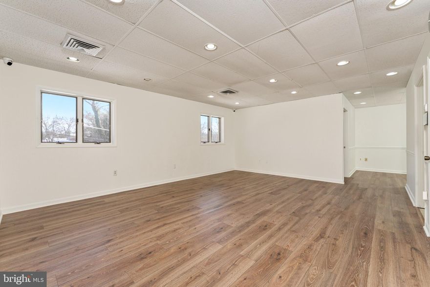 Exceptional opportunity to own a prime location highly versatile 1,118 square-foot office condominium located in the heart of the City of Fairfax. This second floor unit offers direct access and excellent visibility from Route 236 (Main Street), providing convenience for clients and staff alike. The thoughtfully designed layout features: Welcoming reception area, Three private offices, Conference room ideal for meetings or collaborative work, Kitchenette for staff convenience, Private en-suite bathroom.
Zoned to accommodate a variety of professional, medical, and personal service uses, this office condo presents an ideal setting for owner-occupants or investors seeking a flexible and accessible location within a thriving business corridor.