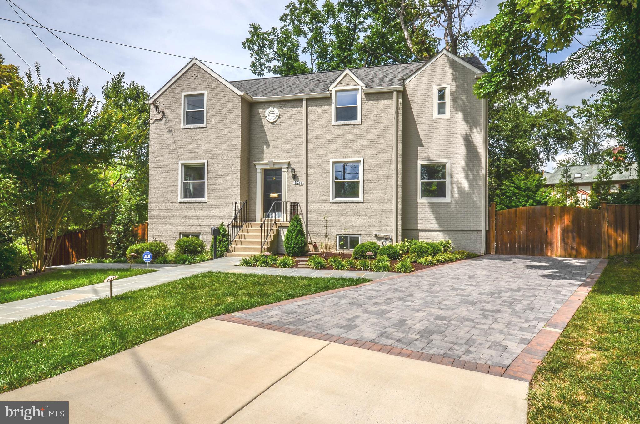 This elegantly designed, fully updated home offers a blend of modern style and comfort, featuring an open layout with soaring ceilings and hardwood floors throughout. Flooded with natural light, the main level includes a formal living room with a cozy wood-burning fireplace and an extended sitting area with custom built-ins. The kitchen/dining area is a chef’s dream, showcasing high-end cabinetry, a massive island, stainless steel appliances, and durable quartz countertops. The expansive dining room provides ample space for large gatherings. The upper level boasts a luxurious master bedroom with a walk-in closet and custom shelving. The spa-like en-suite bathroom includes a soaking tub, tile shower, and double vanity. Two more spacious bedrooms with custom closets and a full hall bathroom complete the upper level. The walkout lower level features a versatile family room, a full kitchen, two additional bedrooms with windows, a chic full bathroom with a tile shower, and a dedicated laundry area. The private, fully fenced backyard is a tranquil oasis, featuring a screened porch, deck, and a beautifully landscaped yard. An extended parking pad provides added convenience, perfect for family and guests.
Nestled on a peaceful cul-de-sac, this home offers the best of both worlds—serene living with urban conveniences. Located close to public transportation, major routes, shopping, and restaurants, everything you need is just moments away. Move in ready, good credit required.