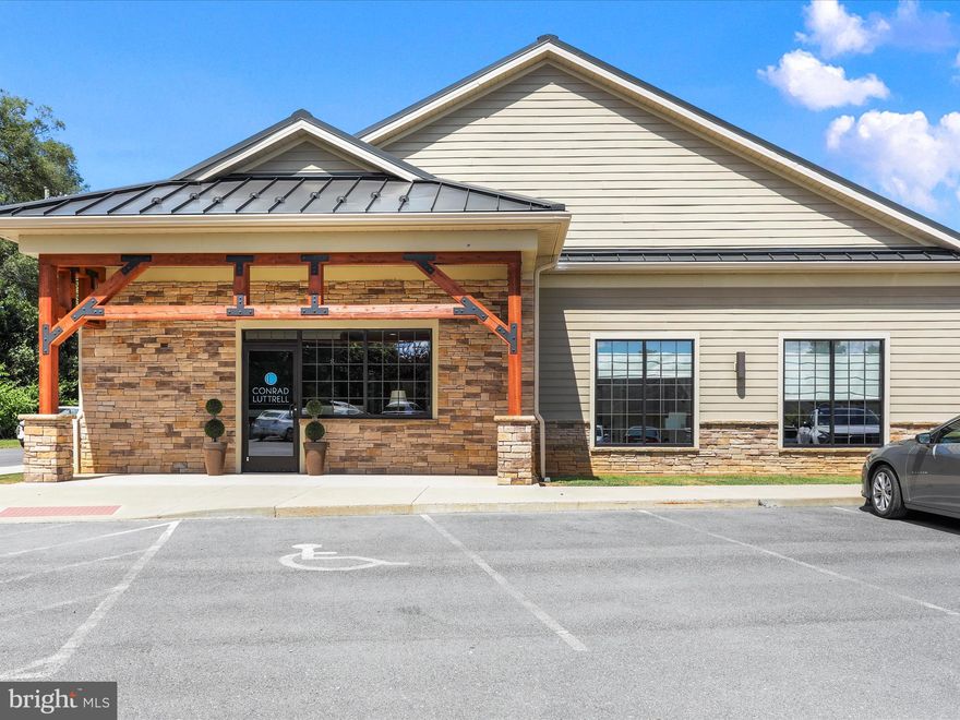 Exquisite office conveniently located in western Martinsburg (outside the City limits so no B&O Tax) with very close proximity to I-81/Route 9 interchange.  This 2,860 sq ft consists of five offices, two conference rooms, data room, waiting area, break room with kitchen, two bathrooms and 18 parking spaces. This space has a perfect floor plan for your business location with large windows for natural lighting. Tenant pays utilities and landlord covers CAM, taxes, insurance, garbage, and HOA Fees.