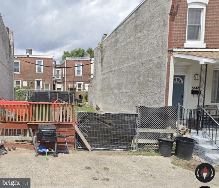 5147 Reno St, Philadelphia, PA

Prime Vacant Land Development Opportunity in Mantua

5147 Reno Street presents a rare opportunity to acquire a buildable vacant lot in Philadelphia’s rapidly transforming Mantua neighborhood. Surrounded by new construction and ongoing revitalization, this property offers exceptional potential for investors, developers, and builders looking to capitalize on West Philadelphia’s strong residential growth.

Strategically positioned near University City, the lot benefits from close proximity to Drexel University, University of Pennsylvania, and leading medical institutions including Penn Presbyterian Medical Center and Children's Hospital of Philadelphia. The area continues to experience high rental demand driven by students, faculty, and healthcare professionals.

Convenient access to major public transportation routes, Center City Philadelphia, I-76, and neighborhood amenities further enhances the site’s long-term value and development appeal.

Whether planning a single-family residence or an investment-focused new construction project, this property offers:

Buildable residential lot

Strong rental and resale potential

Proximity to universities & major hospitals

Established and emerging new construction nearby

Excellent long-term appreciation potential
