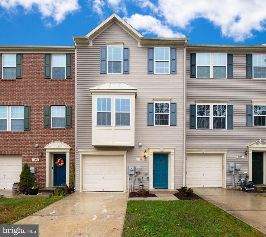 Absolutely gorgeous, MOVE IN READY three level garage townhome in desirable Tanyard Springs, Glen Burnie! Lower level offers access to the garage, large rec room (could be fourth bedroom), laundry, and half bath. Head up one floor to be greeted by the island with gorgeous countertops, recessed lighting, and beautiful cabinetry. The space flows through the kitchen, dining area, den and living room. The top level offers a master suite complete with double vanity, soaking tub, oversized shower and walk-in closet. Hall bathroom, second bedroom, third bedroom! Ready to head outside? Lots of walking paths, a dog park, playgrounds; this home will not last long. Come visit today! Home is vacant - enjoy your visit!