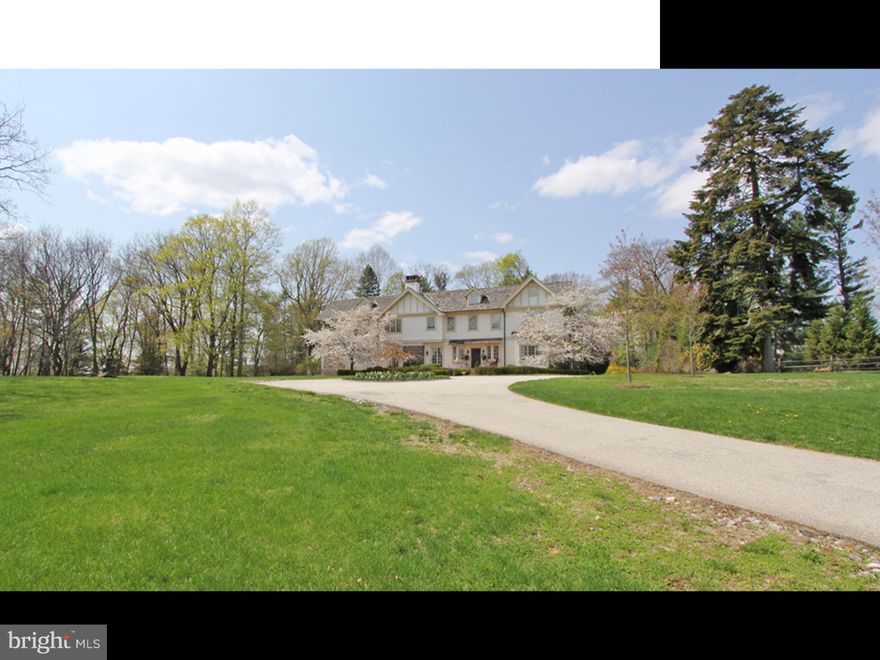 Built in 1905, this residence maintains the highest quality in architectural details and old-world craftsmanship coupled with state-of-the-art modern day amenities. Some exceptional details include high ceilings, exquisite moldings, French doors, 7 fireplaces with antique mantels, and large sun-filled rooms for entertaining. An elegant center hall & circular staircase add to the ambiance. The gracious living & dining rooms overlook many mature gardens & flowering trees. The professional grade custom Rutt kitchen with pantry/wet bar, offers granite counter tops and island, marble back splash, Viking stove & oven, Viking armoire-like refrigerator/freezer, SubZero cooling drawers, wine cooler and much more. The kitchen opens to the breakfast room with gas fireplace. Every bedroom feels like a master, and the actual master suite provides a quiet retreat with a fireplace, a two-story sun room, his & her baths, and oversized walk-in closets. So much to enjoy & admire with this turn key Devon estate home.