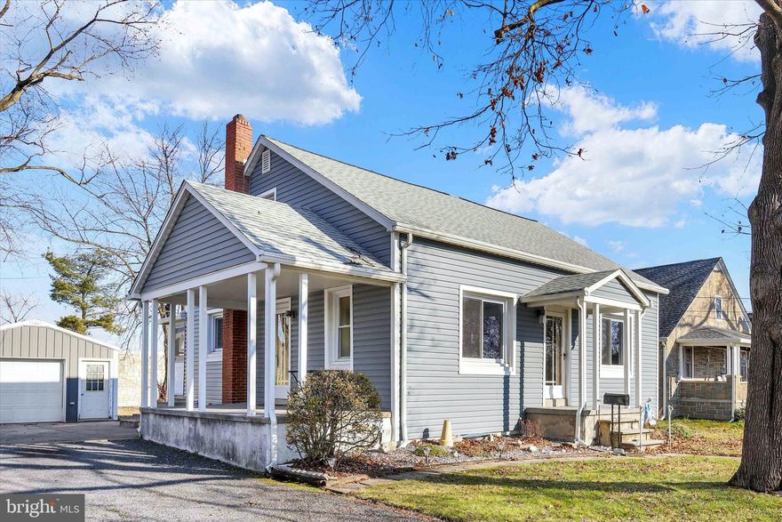 Fantastic cape cod in Highspire with an oversized detached garage, new roof (2020), new siding (2020), and new storm doors (2020)! Hardwood flooring, tons of natural light, and all appliances convey! The kitchen comes equipped with tons of cabinetry, sleek black appliances, and pantry. Two bedrooms on the 1st floor and a 3rd bedroom with attached half bath on the 2nd floor. Excellent outdoor living with screened porch, private yard, and mature trees. Detached garage has electric and heating with tons of room for storage.