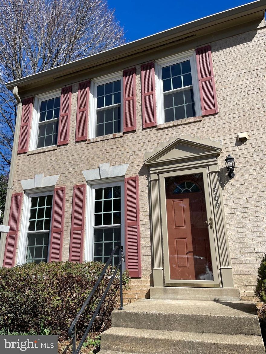 OFFER DEADLINE: 2pm, FRIDAY, March 15th. 

Welcome Home-your search ends here! Fresh, clean and newly updated in 2024. This centrally located, newly refinished and freshly painted 3-level brick end unit townhome with 3 bedrooms, 2 full and 2 half baths is ready for it's new owners! You will love the openness of this spacious TH.  Be ready to be impressed with the newly updated kitchen featuring all new stainless steel appliances and new hardware on the refinished kitchen cabinets. All bathrooms have been updated as well and new light fixtures throughout. As you walk in the front door you will be greeted by the freshly painted living room, half bath, updated kitchen and spacious dining room leading to a lovely deck overlooking your fully fenced back yard with newly laid sod. Upstairs you will find the freshly painted primary bedroom with an updated bathroom, two additional bedrooms and an updated hall bath. The walkout basement is perfect for entertaining with the large recreation room complete with newly laid LV flooring & fresh paint, this level also has another half bathroom, large storage area and laundry room. The unit comes with one reserved parking space, there are also plenty of unmarked parking spaces available for guests & residents. Great location. Centrally located near restaurants, shopping, Braddock Road, 123 - Ox Road, Fairfax County Parkway, Burke Centre Parkway and the Burke Centre Amtrak/VRE commuter station. Within walking distance to Target, VRE, Burke Farmers Market and community amenities.