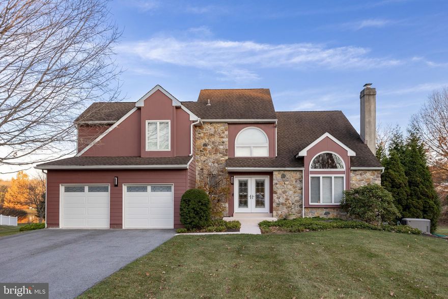 Welcome to Your Dream Home Nestled in a peaceful cul-de-sac in the award-winning Downingtown School District. This stunning 4-bedroom, 2 1/2-bath home offers both luxury and comfort, situated on a lot that backs up to a private pond and wooded tree line. Imagine relaxing while taking in breathtaking sunsets over the serene landscape—this home is truly a retreat.

Conveniently located near major roadways like Route 100, Route 202, and the Pennsylvania Turnpike, this home is also minutes away from shopping centers, gas stations, grocery stores, and AMTRAK and Main Line Train Line bus stations—perfect for a seamless commute and easy access to everything you need.

The driveway leads to a two-car garage, and a grand double glass front door with an elegant artistic design welcomes you into the home. With the added security of a Ring doorbell system, you’ll feel at ease as you step into the beautifully appointed foyer.

Upon entering, you're greeted by a custom-designed oak staircase and a cathedral ceiling foyer with a large Anderson window that fills the space with abundant natural light. To the right, a formal living room with a cozy stone hearth wood-burning fireplace awaits, offering a charming window seat and open views of the second floor. The space is perfect for both relaxed evenings and elegant gatherings.

The heart of the home is the remodeled gourmet kitchen, featuring wooden floors, granite countertops, and top-of-the-line appliances including a Sub-Zero refrigerator/freezer, GE Pro microwave, and 2 Miele convection ovens , custom built cabinets. A spacious eating area with a bay window overlooks the lush landscape, while a Miele propane cooktop on the large custom built island adds a touch of culinary convenience. A door from the kitchen leads to the great room with custom wood floors, which boasts a second wood-burning fireplace, perfect for keeping warm on cooler nights. This room also opens to the second floor, creating a light-filled, airy space.

Step outside onto the large deck—ideal for summer entertaining, grilling, or simply unwinding with the spectacular pond and sunset views. The dining room with custom wood floors also provides access to the deck, offering more space to enjoy the private, scenic surroundings.

Upstairs, three generously-sized bedrooms are serviced by a full bath with a shower/bath combo, and all have brand-new carpeting. The primary suite is a true retreat, featuring bamboo flooring, a custom closet, and a spa-like bathroom complete with a granite-topped bay window sill, heated tile floor, double sink vanity, frameless glass shower doors, and Kohler fixtures.

The unfinished basement spans the entire footprint of the home, featuring a walkout door and insulation by Orange Energy Solutions, offering incredible potential for customization. It’s also equipped with a whole-house generator for peace of mind. This House also comes complete with a central Home entertain system full of Smart Home Features. 
This is a rare opportunity to own a home in one of Exton’s most sought-after neighborhoods. With its exceptional combination of location, luxury, and tranquil views, it’s a must-see! Don’t wait—homes like this don’t last long!                                                           Make this dream home yours today!
