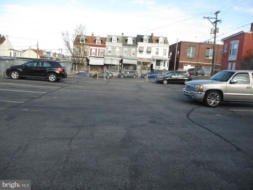 Rare investment opportunity within the City of Reading.  A mix of parking and storage garages.  There is electronic gated fenced parking for a total of 22 cars.  There are also 9 larger garage units along locust street.  The garages have a new rubber roof on them and are various sizes.  This is a very high occupancy location with parking and storage at a premium in the area.  This is currently 100% occupied.  These are mostly long term tenants.  This would be a good addition  to diversify any rental portfolio.