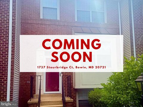 1737 STOURBRIDGE COURT BOWIE MD 20721