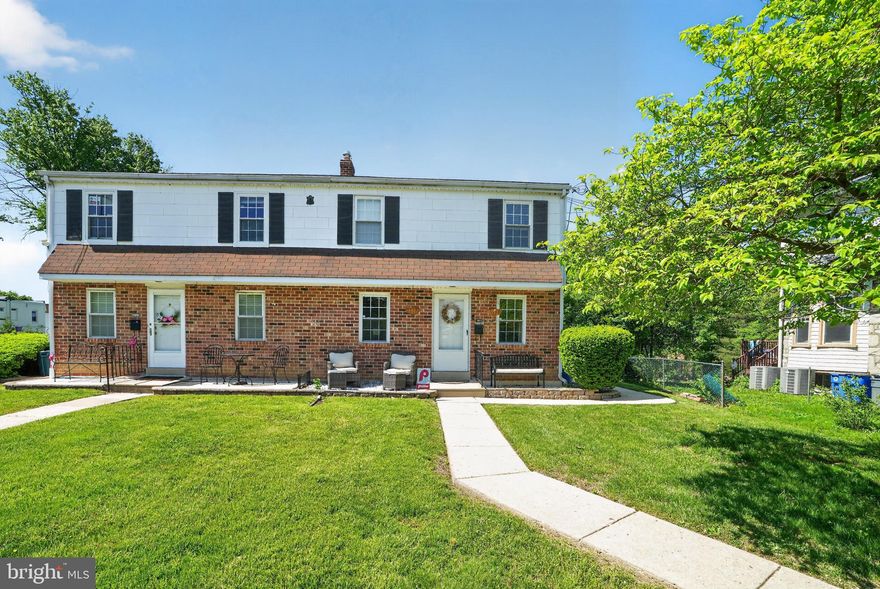What an incredible opportunity to own this beautifully maintained first-floor condo in a charming building with only four total residences! Offering the perfect blend of comfort, convenience, and low-maintenance living, this spacious home is ideally located within walking distance to schools, shopping, dining, and the train station making commuting a breeze.Step inside to find a bright and inviting oversized living room complete with wall air conditioning and plenty of space for relaxing or entertaining. The eat-in kitchen features warm oak cabinetry, hardwood flooring, ceiling fan, electric range, dishwasher, and included refrigerator. Just off the hallway is a convenient in-unit laundry area with washer and dryer included.The generously sized primary bedroom offers excellent closet space and easily accommodates a king-size bed. The second bedroom is also spacious and versatile  perfect for guests, a home office, or additional living space. The updated hall bath features stylish tile work and a newer tub.One of the standout features of this home is the direct private access to the basement from your unit. The basement offers separate utilities, additional storage space, and plenty of room for bikes, seasonal items, and more. There is also an outside exit leading to the large backyard and private parking area. Included is one designated parking space.The affordable $100/month condo fee covers exterior common maintenance including lawn care and snow removal for truly carefree living. Possible furnished option available. .Beautifully maintained, ideally located, close to train for easy commute to Center city and completely move-in ready. This is easy living at its best!