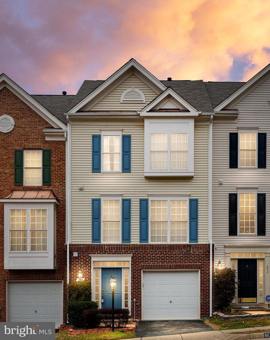 Beautiful three level townhome minutes from I-95, VRE, dining and shopping.  Two story foyer, open eat in kitchen with stainless steel appliance package, open living room, three bedrooms, two and a half baths, master suite with vaulted ceilings, soaking tub, separate shower, double sinks and walk in closet, family room with new carpet, newer carpet and flooring throughout, sliding doors to deck, fenced backyard and one car garage.  A rough in for an additional bath on the basement/family room level. This one won't last long so put it on your list!